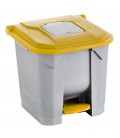 Papelera con pedal y cubo interior 30 litros