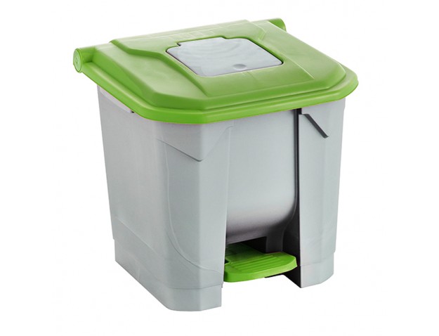 Papelera con pedal y cubo interior 30 litros