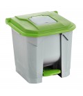 Papelera con pedal y cubo interior 30 litros