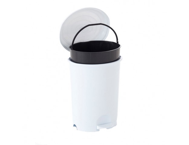 Papelera con pedal y cubo interior 50 litros