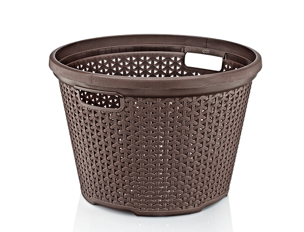 Cesta ropa ratán redonda