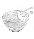 Pasta drainer with bowl