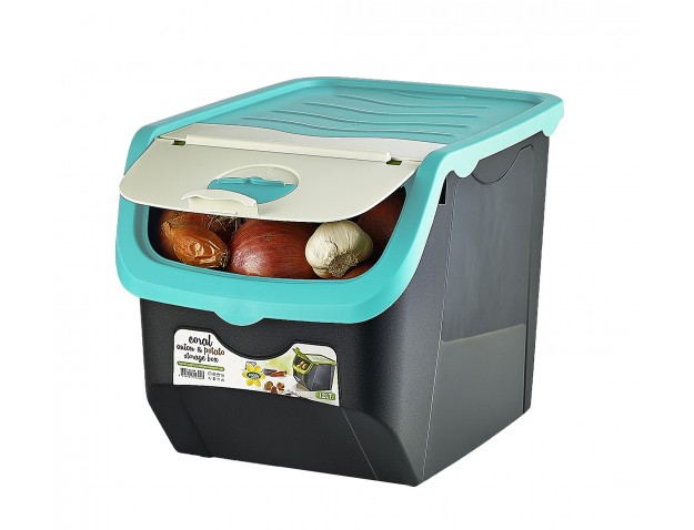 Caja almacenaje alimentos opaca con tapa
