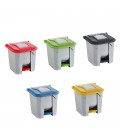 Papelera 30L con pedal y cubo interior